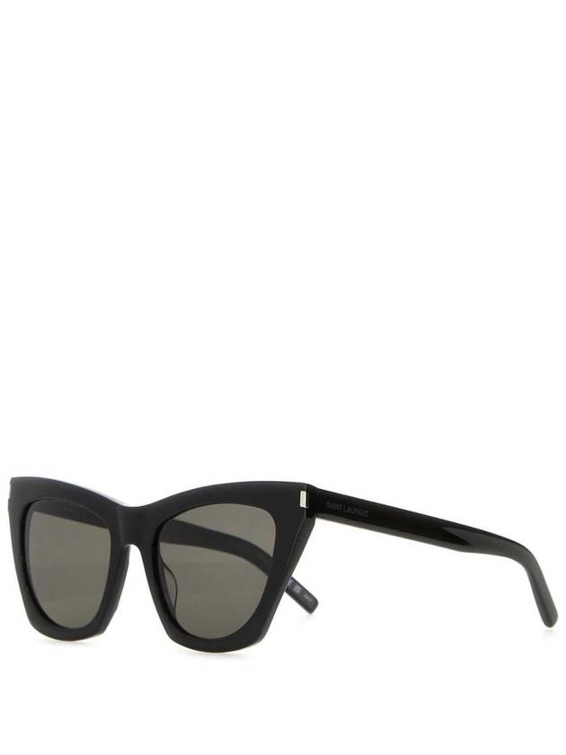 Eyewear SL214 001 New Wave Kate Cats Eye Sunglasses Black - SAINT LAURENT - BALAAN 3