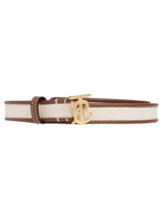 TB Logo Belt Brown - BURBERRY - BALAAN 2