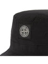 Logo Nylon Bucket Hat Black - STONE ISLAND - BALAAN 6