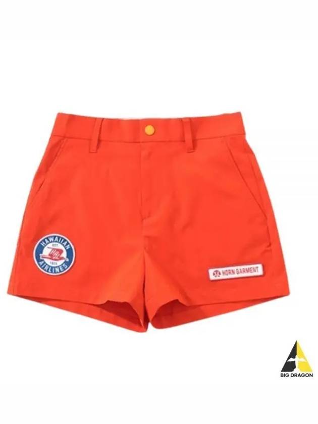 Golf Wear Women Shorts HCW 2A AT82 ORANGE - HORN GARMENT - BALAAN 1