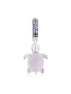 Murano Glass Sea Turtle Dangle Bracelet Charm Pink - PANDORA - BALAAN 3