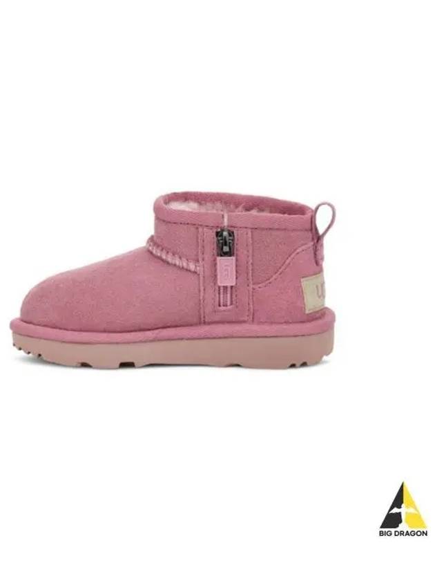 KIDS Suede Leather Mini Boots Dusty Orchid Classic Ultra 1130750TDYR - UGG - BALAAN 1