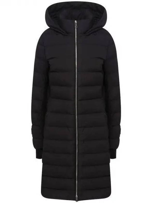 New Bridge Hooded Goose Down Padding Black - BURBERRY - BALAAN 2