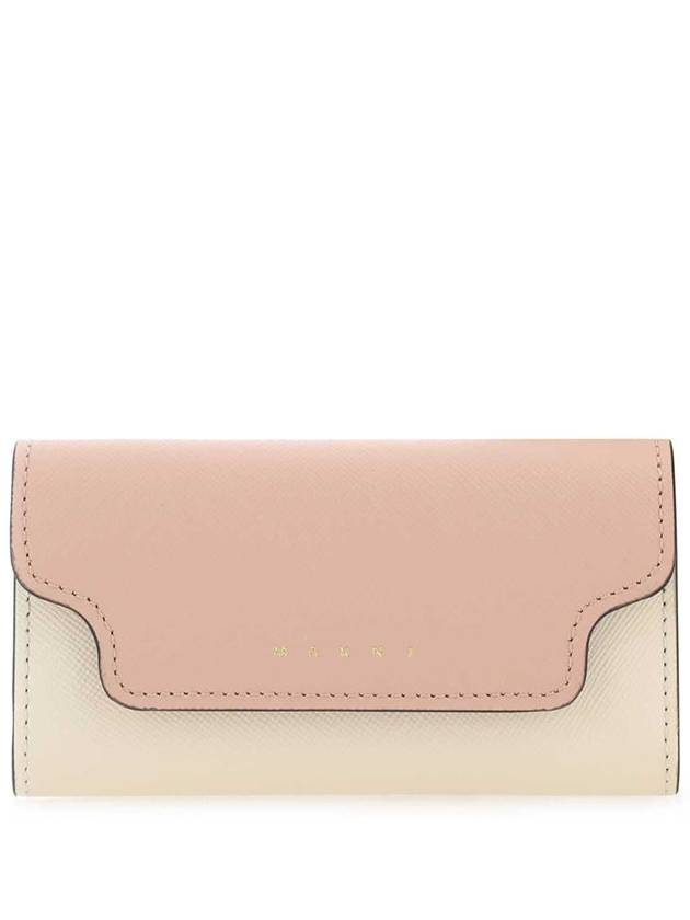 two-tone leather key holder PCMO0017U1LV520 - MARNI - BALAAN 2