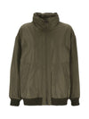 Medway Technical Fabric Silk Bomber Jacket Tea Leaves - LORO PIANA - BALAAN 1