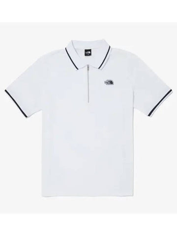 The North Face NT7PQ07B Men s Ice Field Short Sleeve Zip up Polo - THE NORTH FACE - BALAAN 1