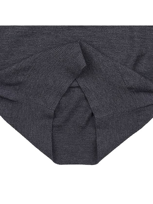 Heart Logo Wool Turtleneck Grey - AMI - BALAAN 9