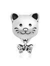 Pet Cat Bow Bracelet Charm Silver - PANDORA - BALAAN 3