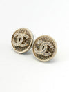 CC logo crystal circle earrings ABA407 - CHANEL - BALAAN 1