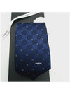 Men's Silk Tie CC Logo Navy AA9940 - CHANEL - BALAAN 4