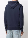 Grey Fox Head Patch Classic Cotton Hoodie Navy - MAISON KITSUNE - BALAAN 6