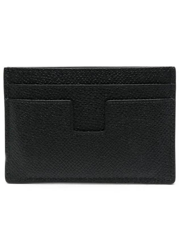 Logo Card Wallet Black - TOM FORD - BALAAN.