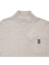 Women's Cashmere Knit Top Grey - BRUNELLO CUCINELLI - BALAAN 4