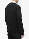 Paris Logo Crew Neck Sweatshirt Black - BALMAIN - BALAAN 5