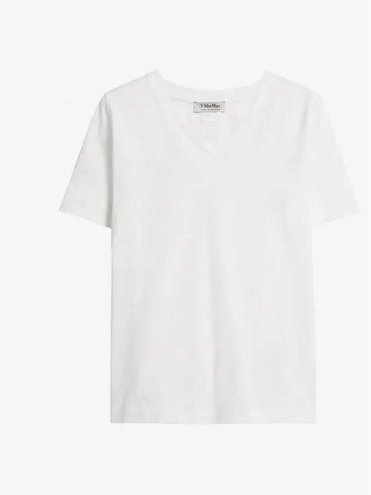 QUITO short sleeve t shirt white 2419971013600 007 - S MAX MARA - BALAAN 1