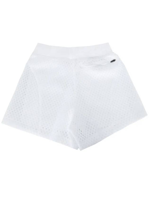 MISHA logo patch mesh short pants white AWPA07994 0000 - J.LINDEBERG - BALAAN 4