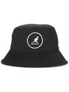 Logo Cotton Bucket Hat Black - KANGOL - BALAAN 6