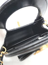 Classic Chain Shiny Aged Calfskin Mini Bag Black - CHANEL - BALAAN 8