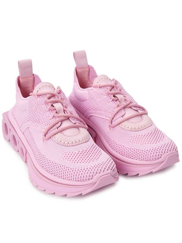 Running Nima Knit Low Top Sneakers Pink - SALVATORE FERRAGAMO - BALAAN 4