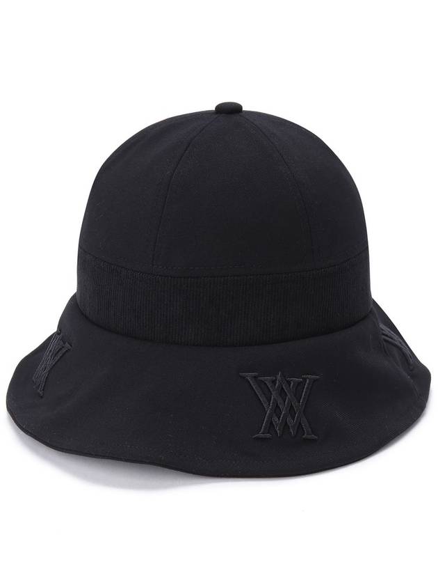 Official W LOGO UNBAL BUCKET HAT BK - ANEWGOLF - BALAAN 3