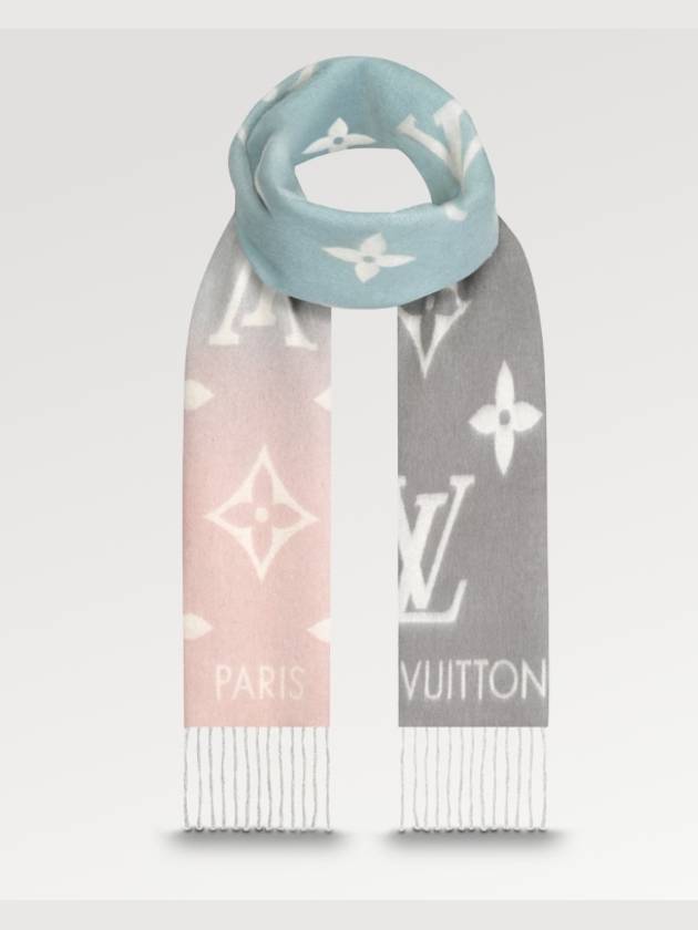 Reykjavik Gradient Scarf Blue Rose - LOUIS VUITTON - BALAAN 3