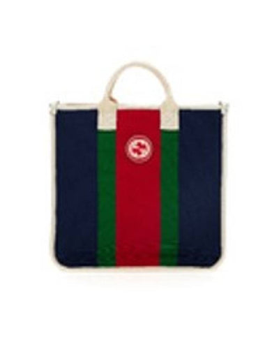 Kids GG Canvas Web Tote Bag - GUCCI - BALAAN 1