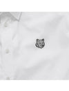 Bold Fox Head Long Sleeve Shirt White - MAISON KITSUNE - BALAAN 4