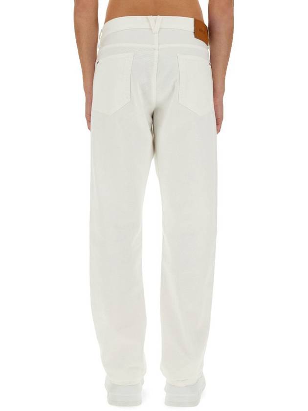 Denim Straight Pants 1010816 1A100321D110 - VERSACE - BALAAN 4