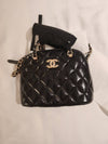 Mini bag with chain lambskin gold metal black AP3354 B17671 94305 - CHANEL - BALAAN 2