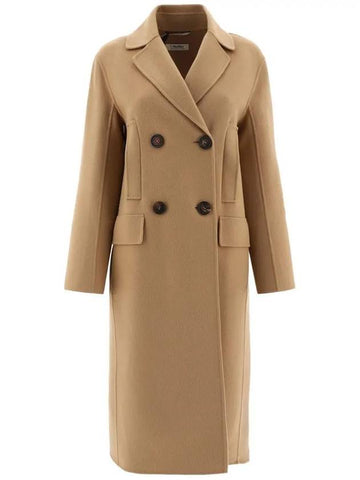 ETTORE Double Wool Coat Beige 2390111331 033 - MAX MARA - BALAAN 1