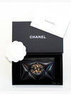 19 Quilted Lambskin Gold Plate Chain Card Wallet Black - CHANEL - BALAAN 11