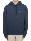 Oars Regular Hoodie Ink Blue - MAISON KITSUNE - BALAAN 2