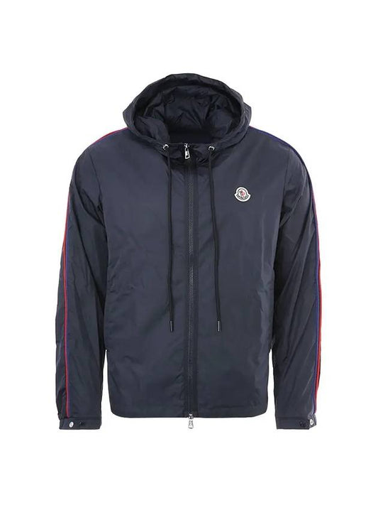 Hattab Hoodie Jacket Navy - MONCLER - BALAAN.