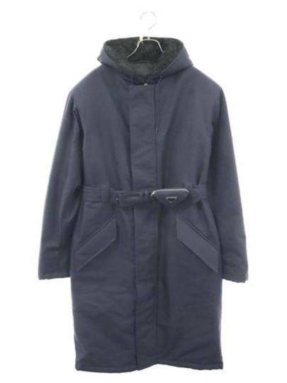 Technical Canvas Rain Coat Navy - PRADA - BALAAN 2