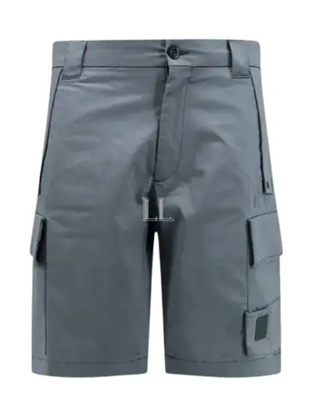 Metropolis Series Stretch Sateen Cargo Shorts Grey - CP COMPANY - BALAAN 2