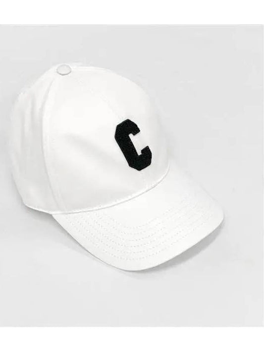 2AUY8969P Initial Logo Baseball Cap Hat 2AUY89 69P0 1BC 1021647 - CELINE - BALAAN 1