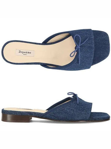 Jordana V4172JEAND 851 jean mule sandals 1027426 - REPETTO - BALAAN 1