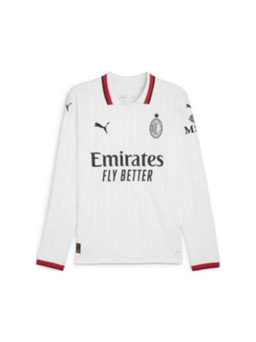 AC Milan 24/25 Away Long Sleeve T-Shirt White - PUMA - BALAAN 1