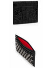 Chios Spike Card Wallet Black - CHRISTIAN LOUBOUTIN - BALAAN 6