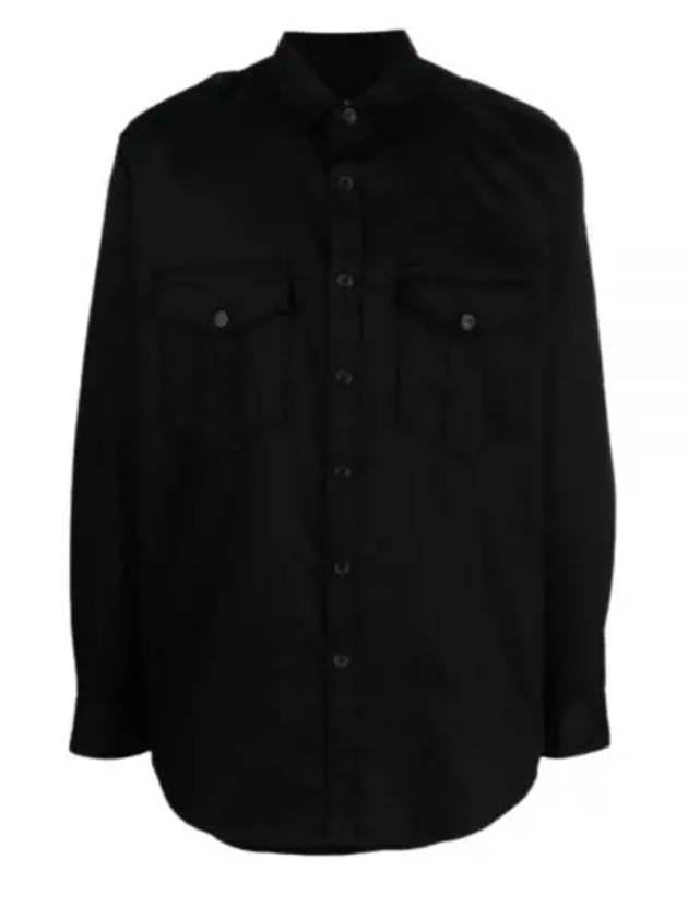 Pomili Long Sleeve Shirt Black - ISABEL MARANT - BALAAN 1