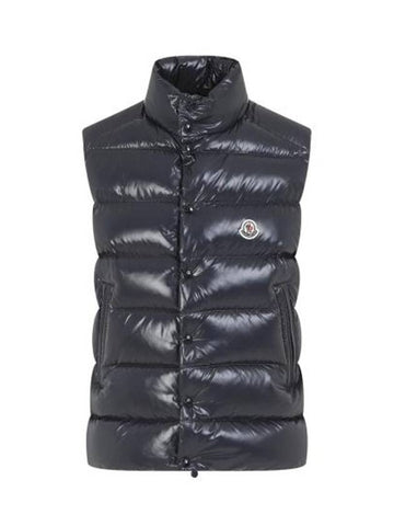 Tibb Down Vest Dark Blue - MONCLER - BALAAN 1