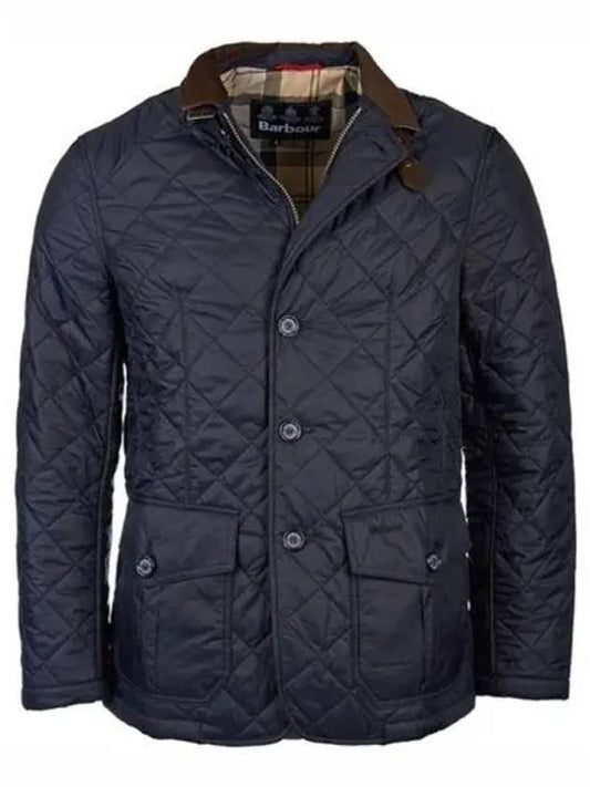 Men's Quilted Sander Jacket Navy - BARBOUR - BALAAN 2