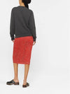 Crystal Decorated Crew Neck Sweatshirt Grey - GOLDEN GOOSE - BALAAN 5