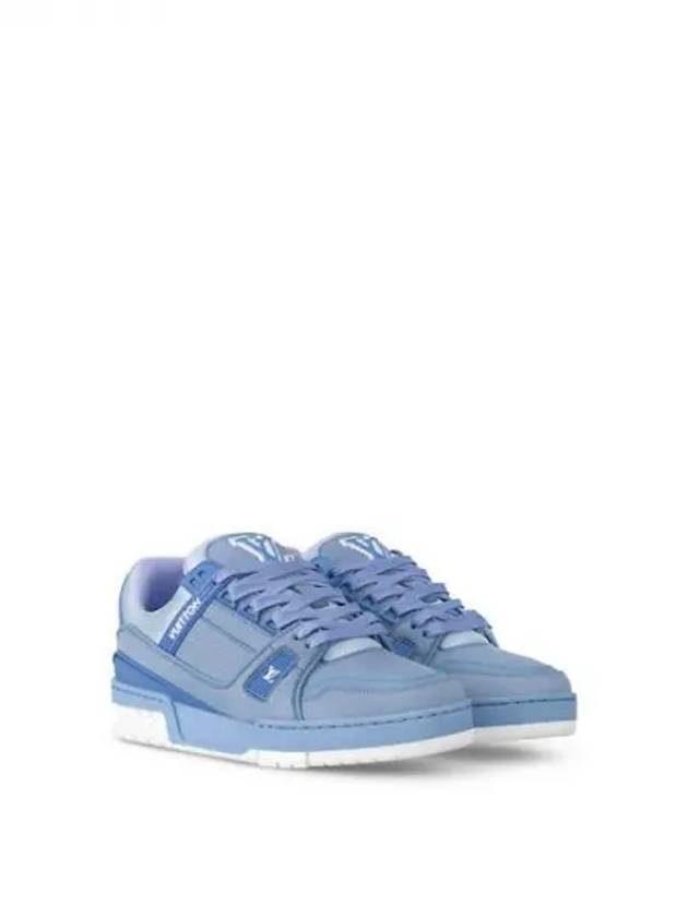 LV Trainer Low Top Sneakers Blue - LOUIS VUITTON - BALAAN 2