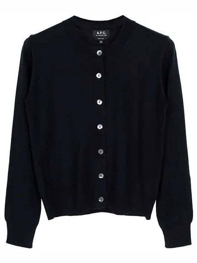 Marine Wool Cardigan Navy - A.P.C. - BALAAN 2