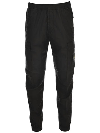 Wappen Patch Cargo Track Pants Black - STONE ISLAND - BALAAN 1