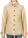 Diamond Quilted Thermoregulated Jacket New Chino Beige - BURBERRY - BALAAN 3