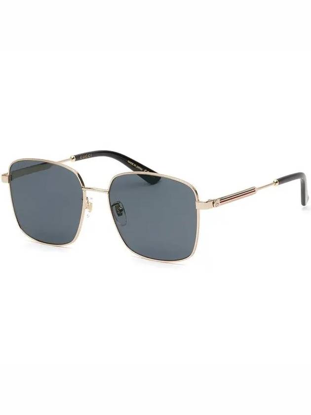 Eyewear Square Metal Sunglasses Grey - GUCCI - BALAAN 3