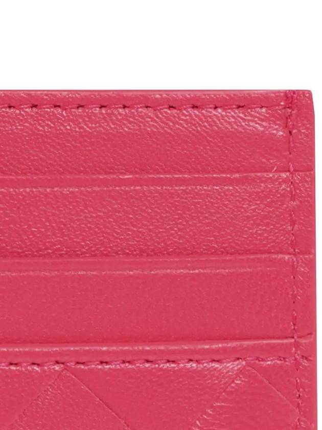 Intrecciato Leather Card Wallet Cranberry - BOTTEGA VENETA - BALAAN 5