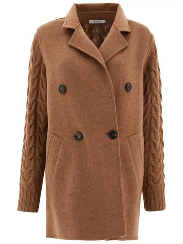 22FW Satrapo sleeve knit coat brown 13160229 003 - MAX MARA - BALAAN 1